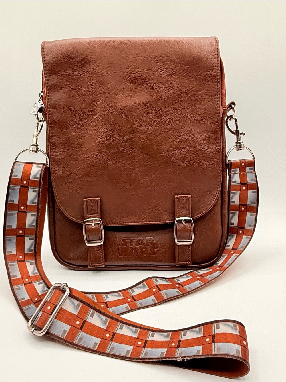 Star Wars Chewbacca Bandolier Crossbody Bag Disney Parks Faux Leather